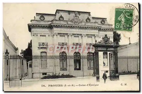 Cartes postales Banque Caisse d&#39Epargne Provins