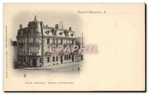 Cartes postales Banque Caisse d&#39Epargne Postes et Telegraphes Pont a Mousson