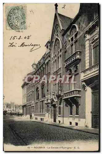 Cartes postales Banque Caisse d&#39Epargne Roubaix