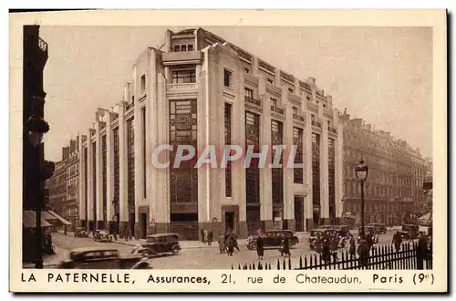 Cartes postales Assurance La Paternelle 21 rue de Chateaudun Paris 9eme