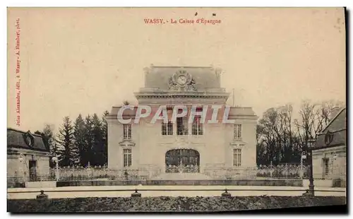 Cartes postales Banque Caisse d&#39Epargne Wassy