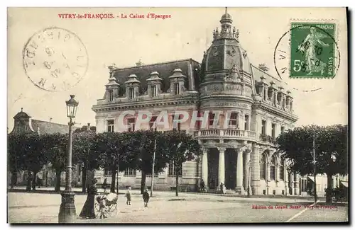 Cartes postales Banque Caisse d&#39Epargne Vitry le Francois