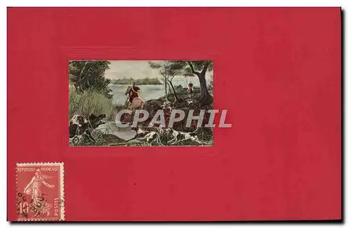 Cartes postales Chiens Chien Chasse a courre