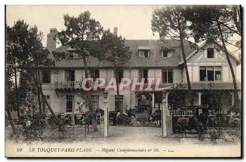 Cartes postales Militaria Le Touquet Paris Plage Hopital complementaire n�46