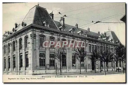 Cartes postales Militaria Grenoble L&#39ecole de medecine