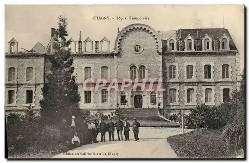 Cartes postales Sante Militaria Chagny Hopital temporaire