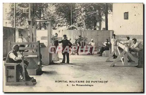 Cartes postales Sante Militaria Paris Hopital militaire du Pantheon La mecanotherapie