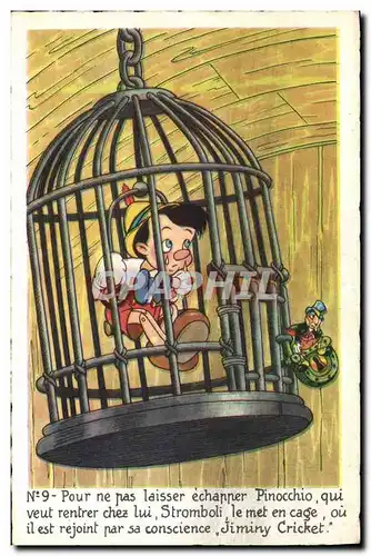 Cartes postales Fantaisie Walt Disney Pinocchio