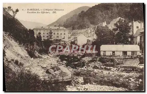 Cartes postales Sante Militaria Barieges L&#39hopital militaire Pavillon des officiers