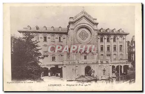 Cartes postales Sante Militaria Lourdes Hopital St Frai 140 bis