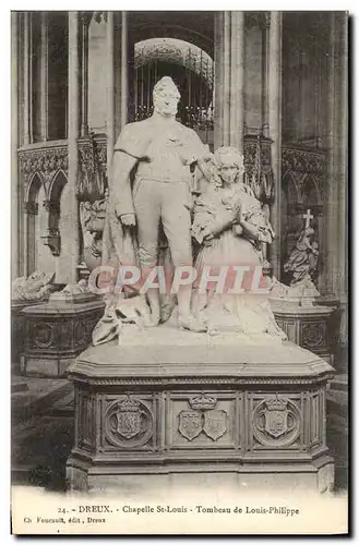 Cartes postales Dreux Chapelle Saint Louis Tombeau de louis Philippe