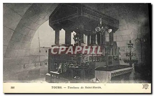 Cartes postales Tours Tombeau de Saint Martin