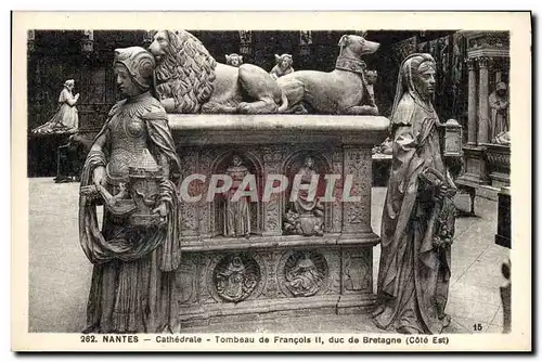 Cartes postales Nantes Cathedrale Tombeau de Francois II Duc de Bretagne