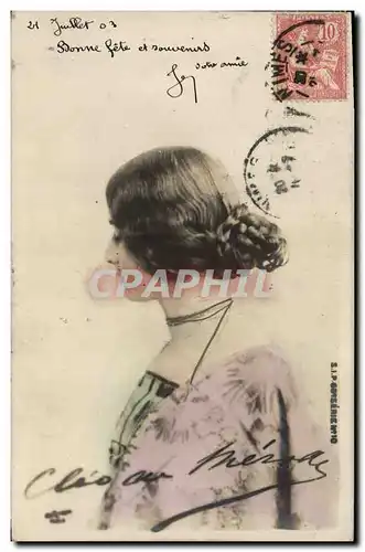 Cartes postales Fantaisie Theatre Femme Cleo de Merode