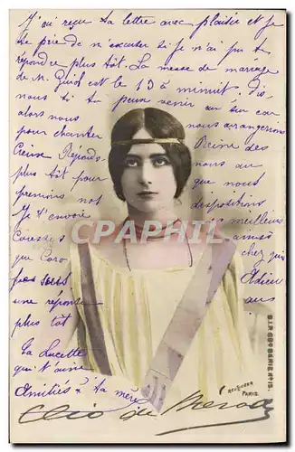 Cartes postales Fantaisie Theatre Femme Cleo de Merode