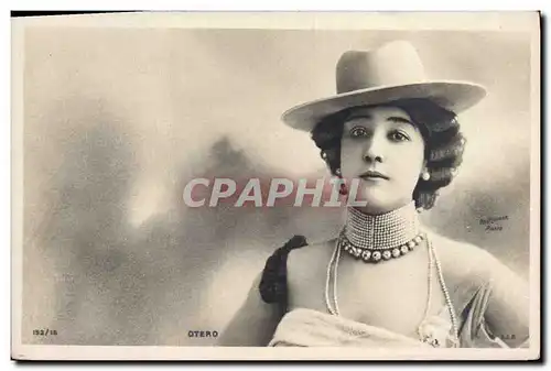 Cartes postales Fantaisie Theatre Femme Otero