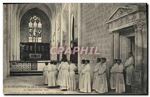 Cartes postales La Manecanterie des petits chanteurs a la Croix de Bois Rue Lecourbe Paris Colonie de vacances a