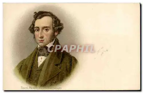 Cartes postales Felix Mendelssohn Bartholdy