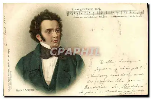 Cartes postales Franz chubert