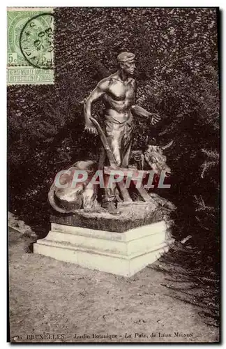 Cartes postales Bruxelles Jardin botanique La paix de Leon Mignon