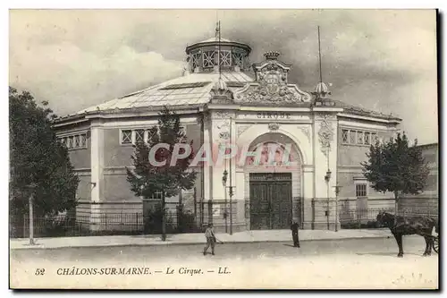 Cartes postales Cirque Chalons sur Marne