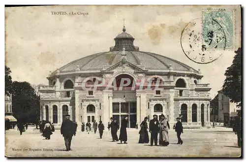 Cartes postales Cirque Troyes