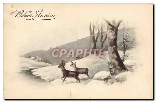 Cartes postales Chasse Biches