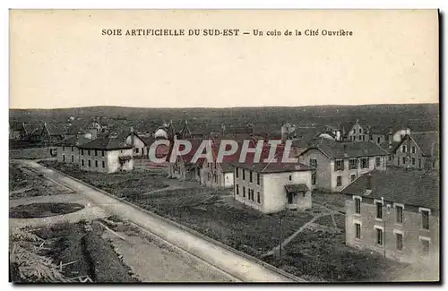 Cartes postales Soie artificielle du Sud Est Un coin de la cite ouvriere