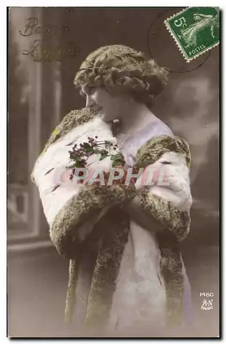 Cartes postales Fantaisie Femme Fourrure