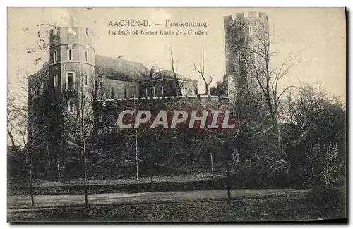 Cartes postales Aachen Frankenburg Publicite Funken Freres Fabrique d&#39aiguilles pour machines a coudre M Tous