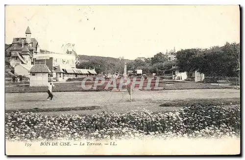 Cartes postales Tennis Bois de Cise La terrasse