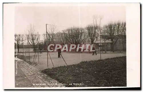 Cartes postales Tennis St Maixent Ecole militaire Militaria