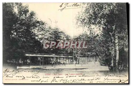 Cartes postales Vittel Au parc Le lawn Tennis