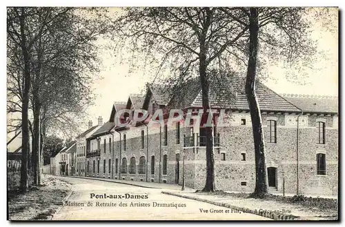 Cartes postales Cinema Maison de retraite des Artistes dramatiques a Pont aux Dames Couilly