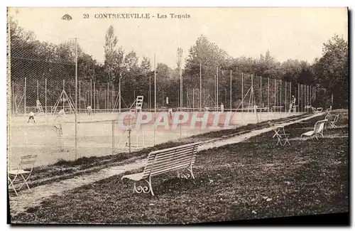 Cartes postales Tennis Contrexeville