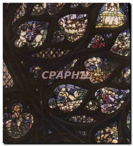 Cartes postales Puzzle Cathedrale Vitraux