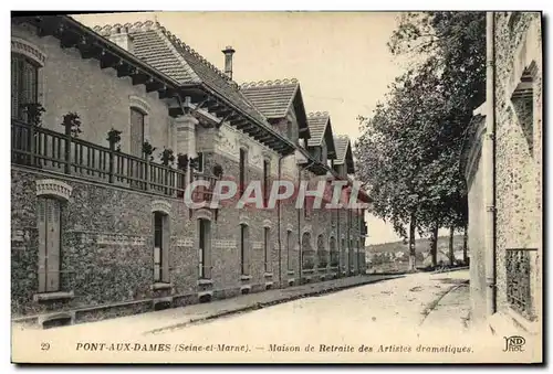 Cartes postales Cinema Maison de retraite des artistes dramatiques Pont aux Dames