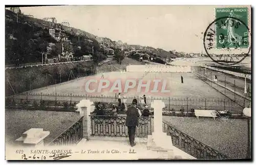 Cartes postales Tennis Sainte Adresse Le Tennis et la Cote