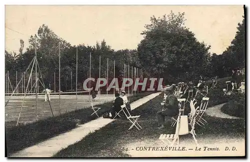 Cartes postales Tennis Contrexeville