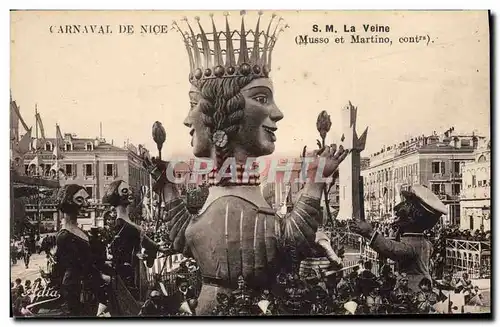 Cartes postales Carnaval de Nice SM La Veine