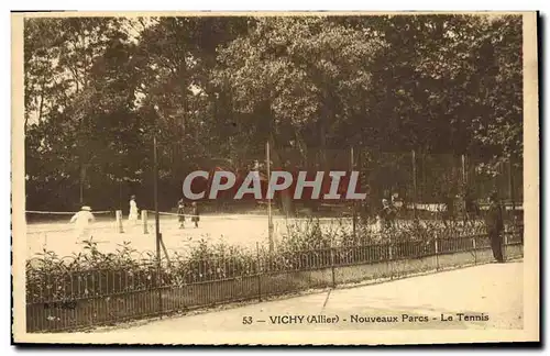 Cartes postales Tennis Vichy Nouveaux parcs