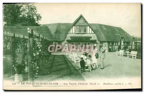 Cartes postales Tennis Le Touquet Paris Plage