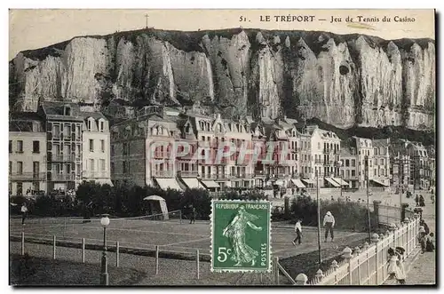 Cartes postales Tennis Le Treport L&#39esplanade