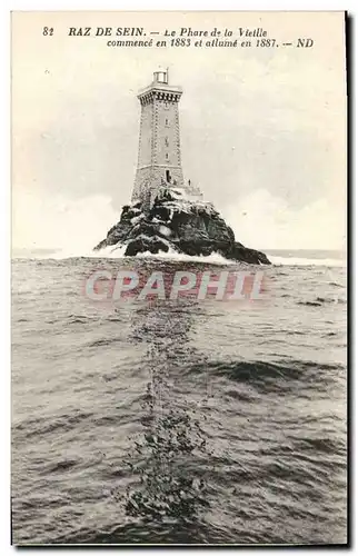 Cartes postales Phare de la Vieille Raz de Sein