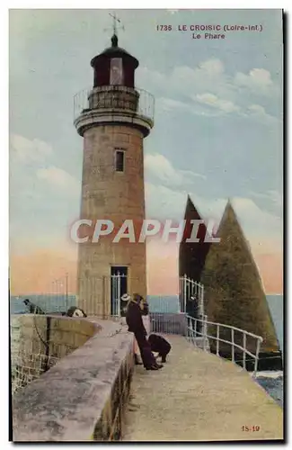 Cartes postales Phare Le Croisic Bateau