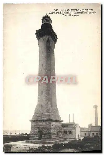 Cartes postales Phare d&#39Eckmuhl Cent milles de portee Penmarch St Pierre