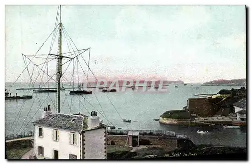 Cartes postales Phare Brest La Rade