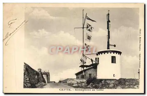 Cartes postales Phare Cette Semaphore de Cette