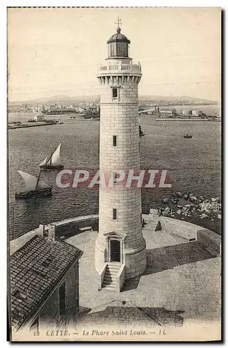 Cartes postales Phare Saint Louis Cette