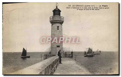 Cartes postales Phare Le Croisic Bateaux